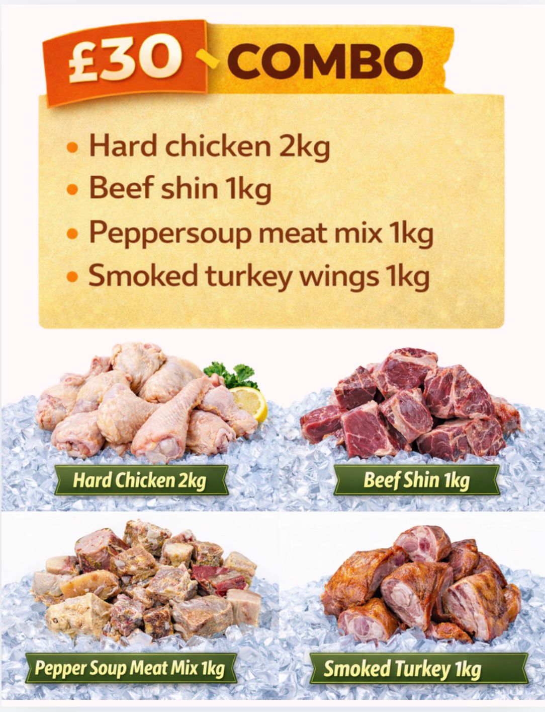 £30 Mixed meat Combo