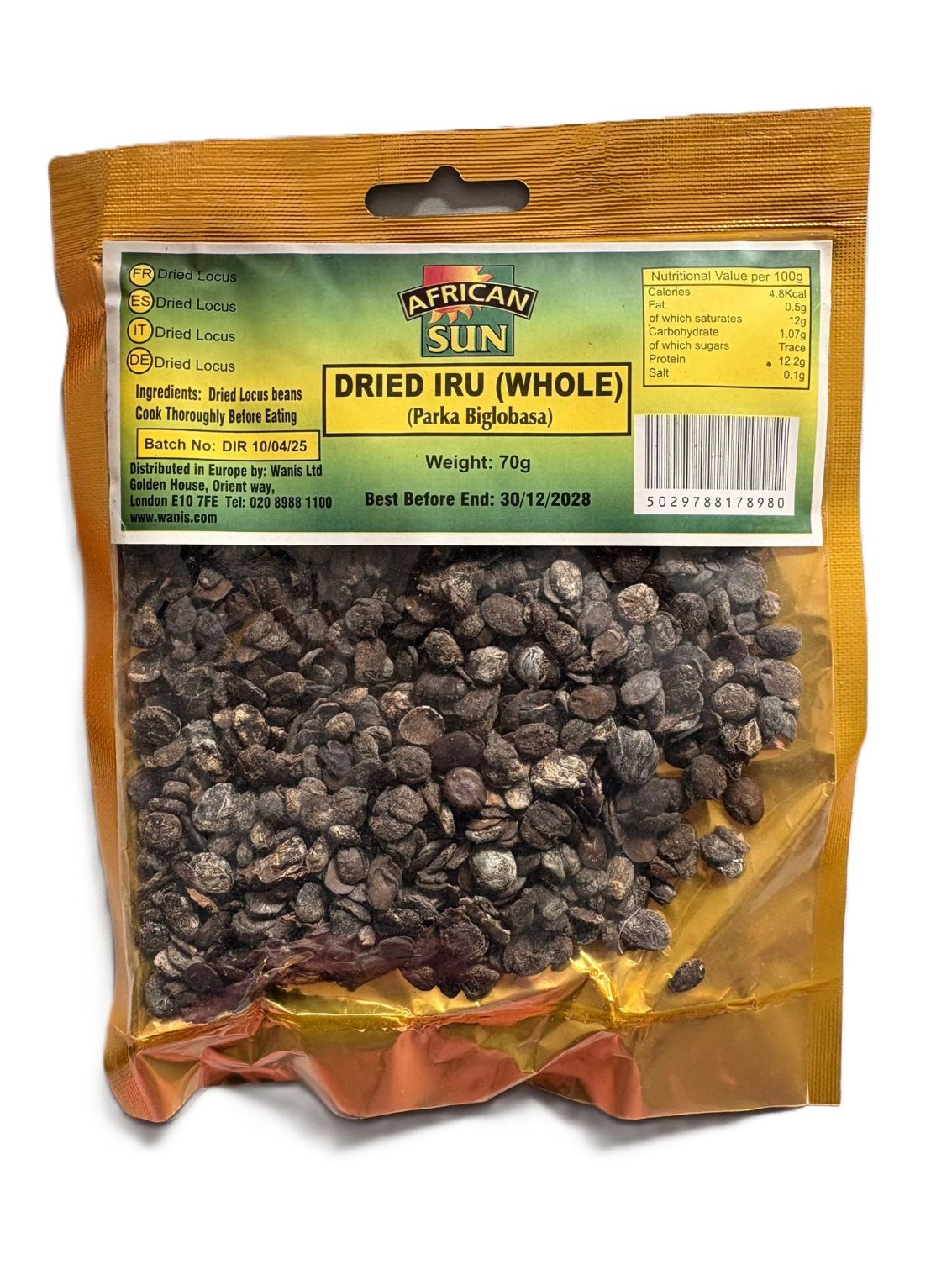 Dried whole Iru 70g