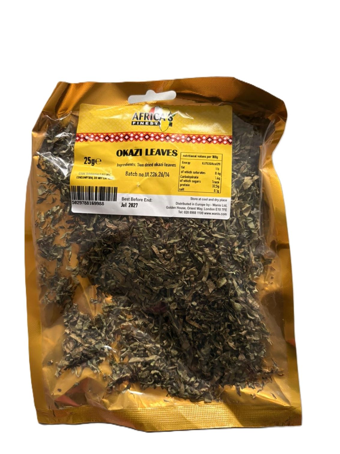 Okazi leaves 25g