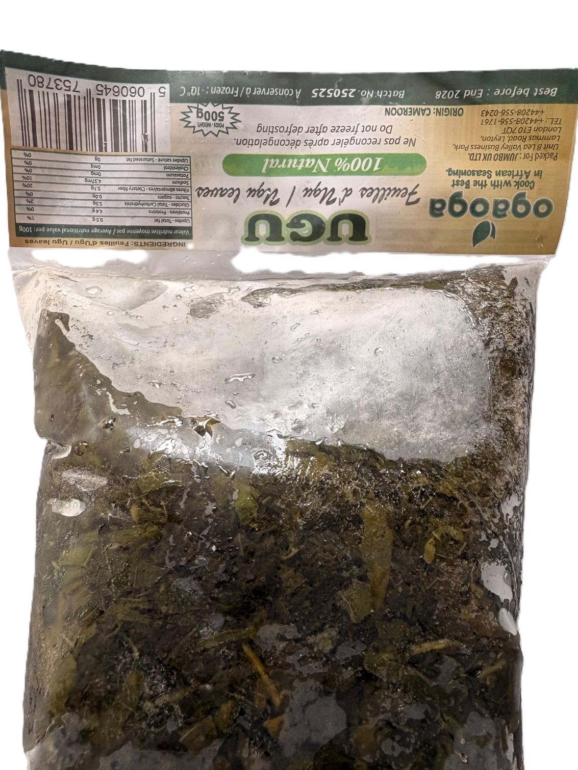 Frozen Ugu 500g
